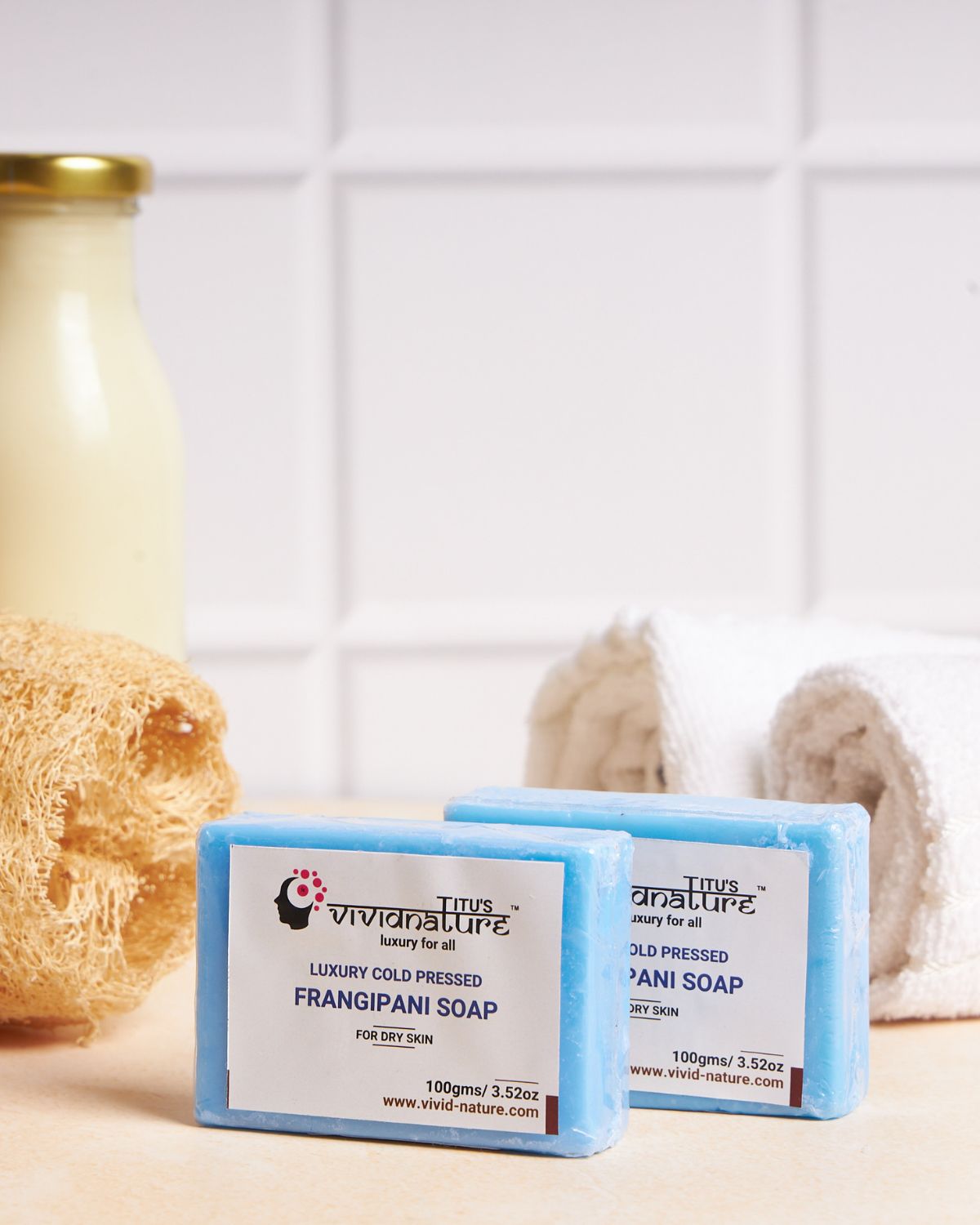Cold Process Handmade Soap | Soap For Dry Skin | Frangipani soap