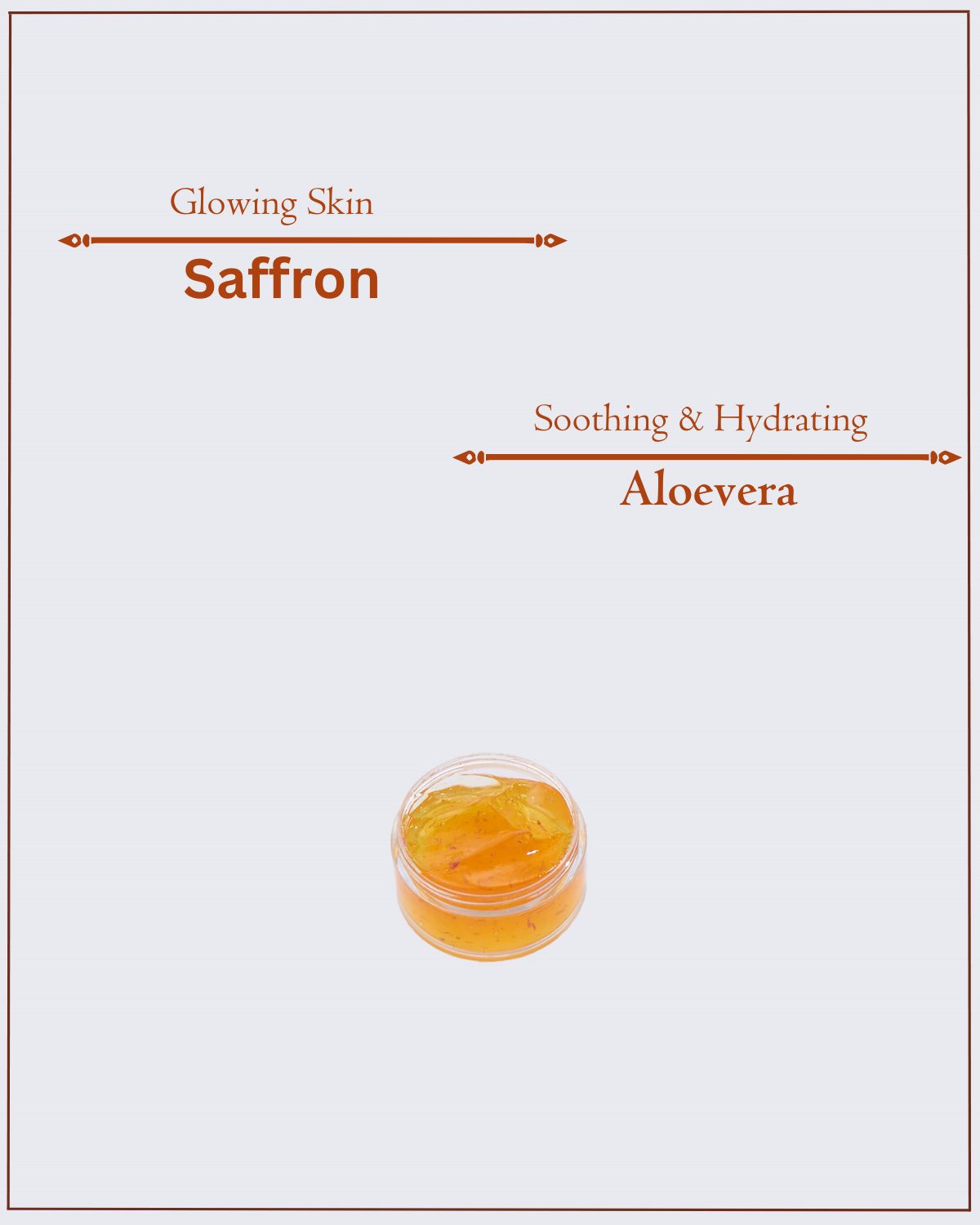 Aloevera Saffron Gel | Radiant Glow