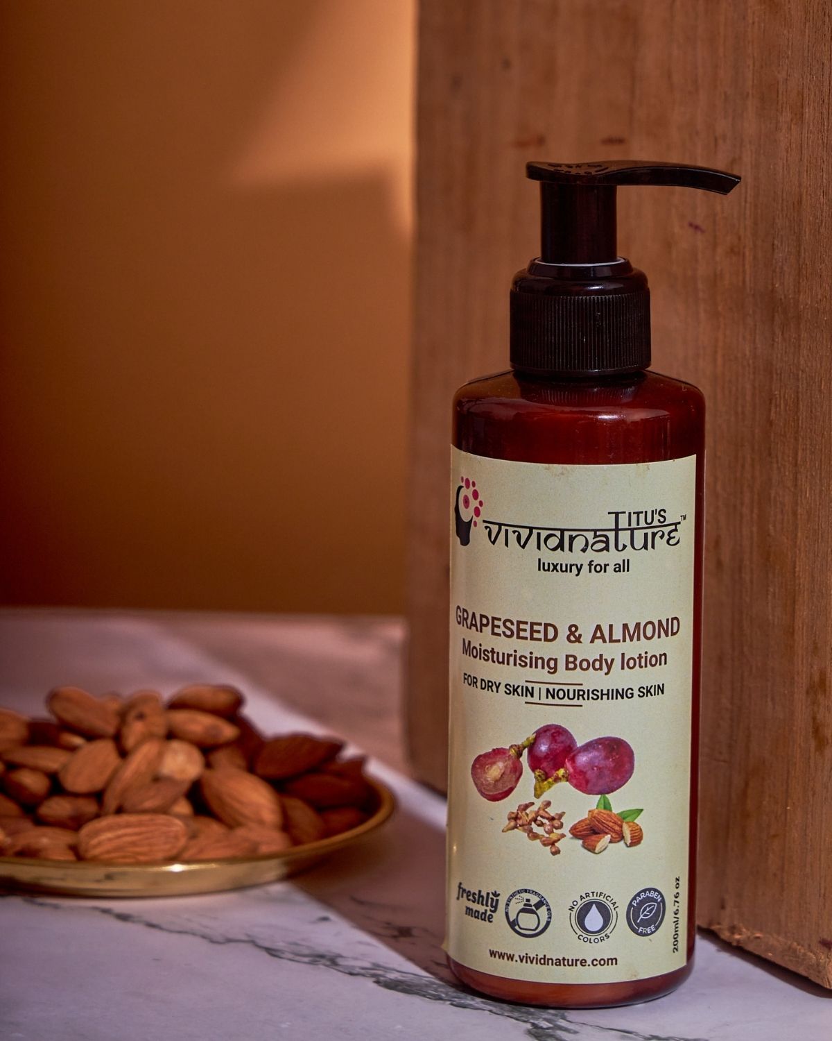 Botanical Bliss Treat | Organic Body Wash |  Grapeseed & Almond Bodylotion