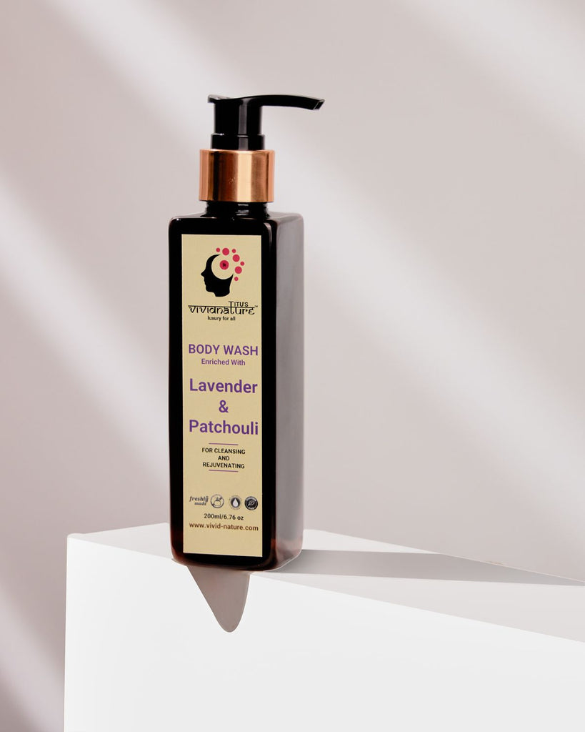 Unveil the Secret to Glowing Skin with Our Organic Lavender & Patchouli Body Wash