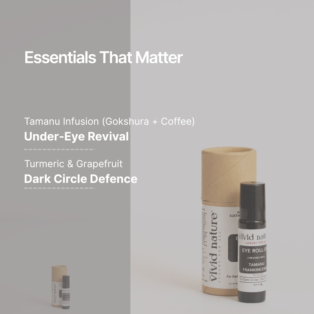 Organic Eye Roll-on | Under Eye Serum | Dark Circles Solution