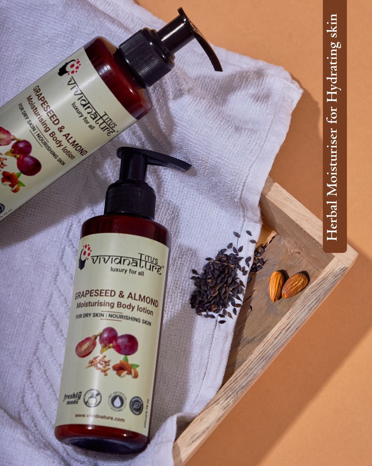Grapeseed & Almond Bodylotion | Body lotion best for dry skin