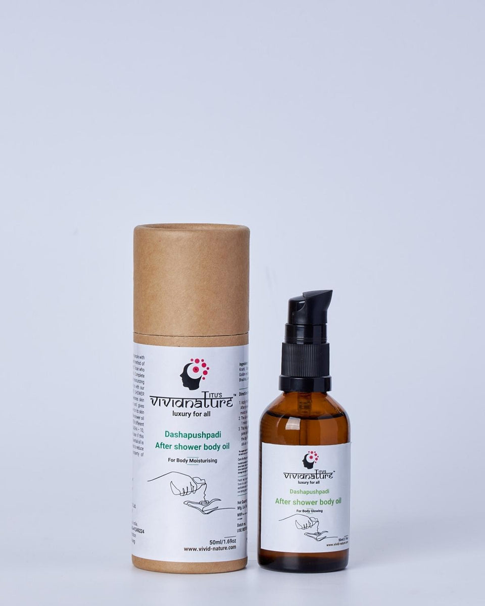 After Shower Body Oil for Dry Skin Nourishing Body Oil Vivid Nature