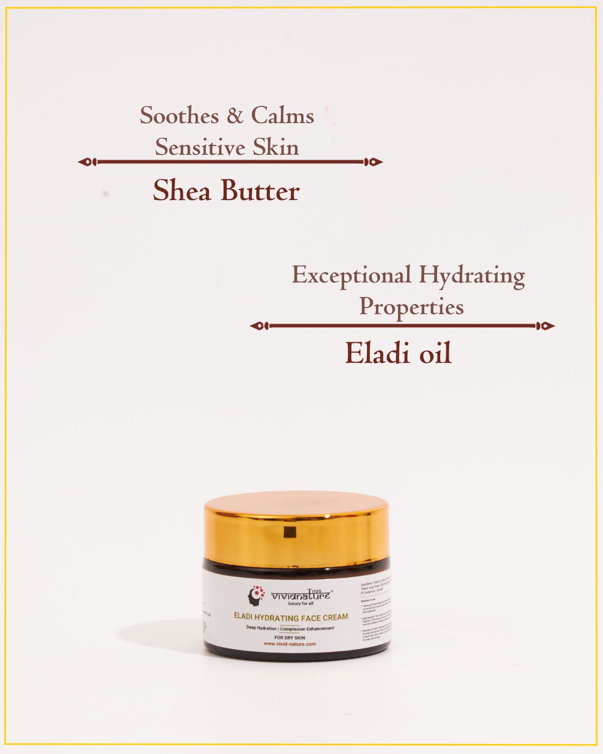 Eladi Hydrating Face Cream | Best Skin Care Product For Dry Skin